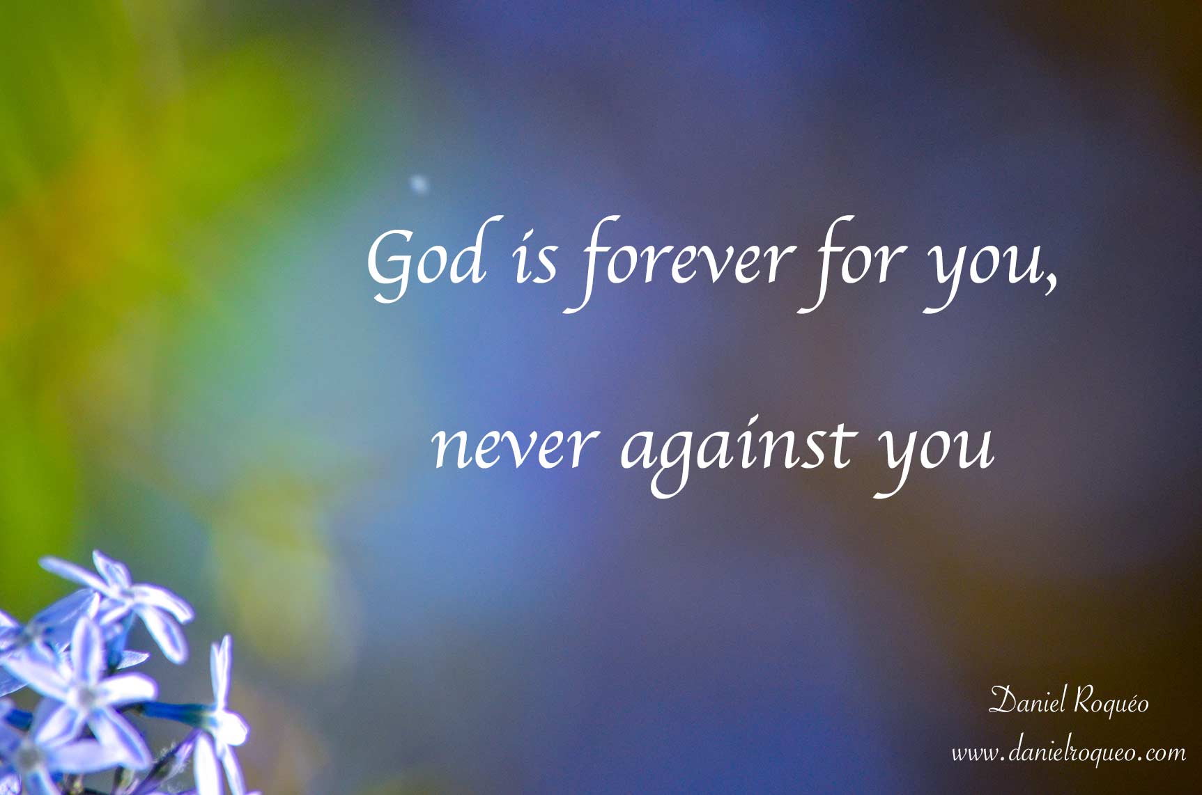 Through your gratitude, you make yourself open and receptive for the good of Gof